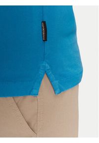 Napapijri Polo Elbas NP0A4GDL Niebieski Regular Fit. Typ kołnierza: polo. Kolor: niebieski. Materiał: bawełna #4