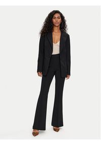 Guess Spodnie materiałowe W4YB01 KCBO2 Czarny Slim Fit. Kolor: czarny. Materiał: syntetyk