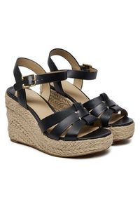 Lauren Ralph Lauren - LAUREN RALPH LAUREN Espadryle Soffia 802953961002 Czarny. Kolor: czarny. Materiał: skóra #5