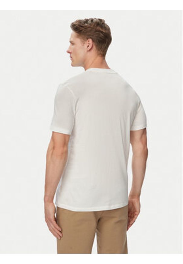 Hugo - HUGO T-Shirt Dulivio 50467556 Biały Regular Fit. Kolor: biały. Materiał: bawełna
