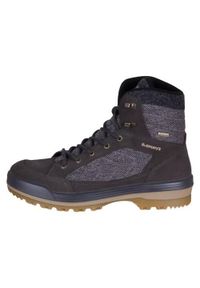 Buty trekkingowe męskie Lowa Isarco Gtx. Wysokość cholewki: za kostkę. Zapięcie: sznurówki. Kolor: brązowy. Materiał: guma, zamsz, materiał, syntetyk. Szerokość cholewki: normalna