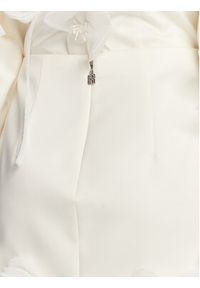 ROTATE Spódnica mini 3D Lily 113884857 Écru Regular Fit. Materiał: syntetyk #3