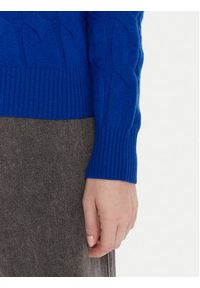 TOMMY HILFIGER - Tommy Hilfiger Kardigan WW0WW47463 Niebieski Regular Fit. Kolor: niebieski. Materiał: wełna #4