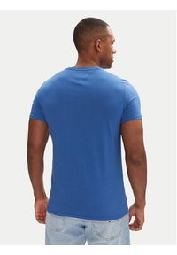 Tommy Jeans T-Shirt DM0DM04411 Niebieski Slim Fit. Kolor: niebieski. Materiał: bawełna #3