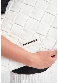 Karl Lagerfeld - TOREBKA KARL LAGERFELD. Wzór: ze splotem, kratka. Materiał: skórzane #4