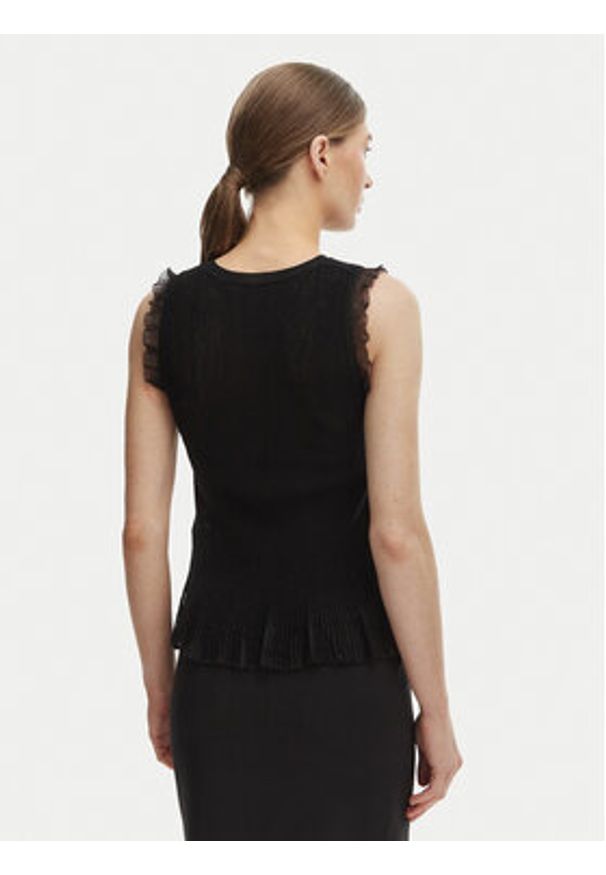 Rinascimento Top CFM0012241003 Czarny Slim Fit. Kolor: czarny. Materiał: syntetyk