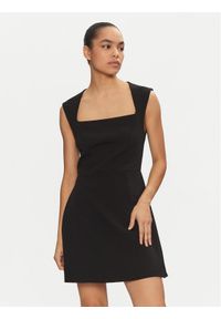 Imperial Sukienka koktajlowa AFAGIAW Czarny Slim Fit. Kolor: czarny. Materiał: syntetyk. Styl: wizytowy #1