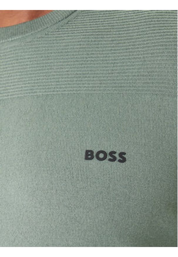 BOSS Sweter Momentum-X CN 50547507 Zielony Regular Fit. Kolor: zielony. Materiał: syntetyk