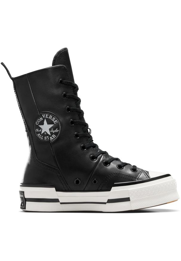 Tenisówki Converse Chuck 70 Plus Xhi Leather. Kolor: czarny. Sport: turystyka piesza