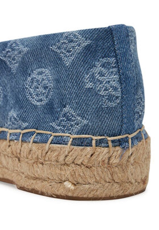 Guess Espadryle FLJDNN DEN14 Niebieski. Kolor: niebieski. Materiał: materiał