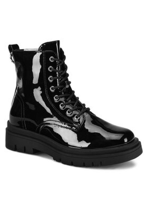 DeeZee Trzewiki WYL3972-1 Czarny. Kolor: czarny. Materiał: materiał