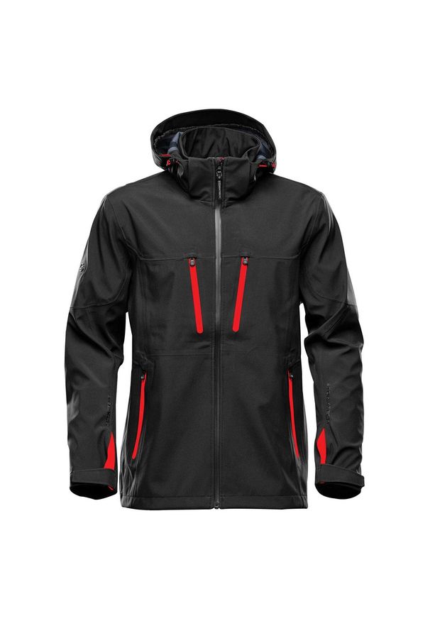 STORMTECH - Męska Kurtka Patrol Soft Shell. Kolor: czerwony, wielokolorowy, czarny