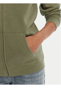 Roxy Bluza Surf Stoked Zipped Brushed ERJFT05022 Zielony Regular Fit. Kolor: zielony. Materiał: bawełna