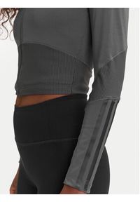 Adidas - adidas Koszulka techniczna Hyperglam JN2656 Szary Slim Fit. Kolor: szary. Materiał: syntetyk #5