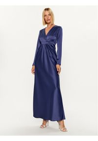 YAS Sukienka wieczorowa 26031520 Granatowy Regular Fit. Kolor: niebieski. Materiał: syntetyk. Styl: wizytowy #1
