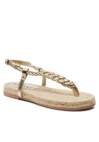 Manebi Espadryle Sandals P 8.9 Y0 Złoty. Kolor: złoty. Materiał: skóra #3