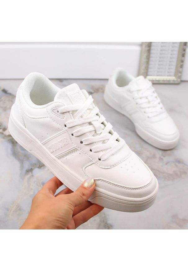 Big-Star - Buty sportowe sneakersy białe Big Star KK274259. Kolor: biały. Materiał: skóra ekologiczna