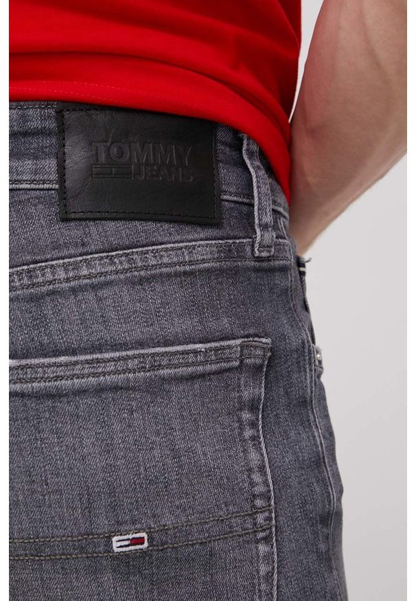 Tommy Jeans jeansy SCANTON CE181 męskie. Kolor: szary