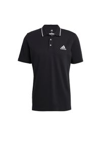 Adidas - Polo adidas Aeroready Essentials Piqué Small Logo. Okazja: na co dzień. Typ kołnierza: polo. Kolor: wielokolorowy, czarny, biały. Sezon: lato. Styl: casual