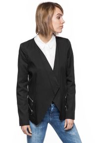 Tom Tailor - DAMSKA MARYNARKA TOM TAILOR MODERN BLAZER WITH OPEN FRONT 3922039.00.75 COL. 2999. Materiał: bawełna, włókno, materiał, lyocell. Styl: klasyczny, elegancki #1