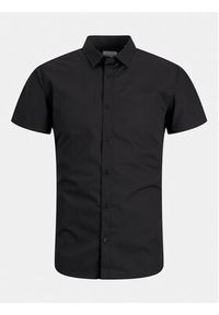 Jack & Jones - Jack&Jones Koszula Joe 12195062 Czarny Slim Fit. Kolor: czarny. Materiał: bawełna, syntetyk #6