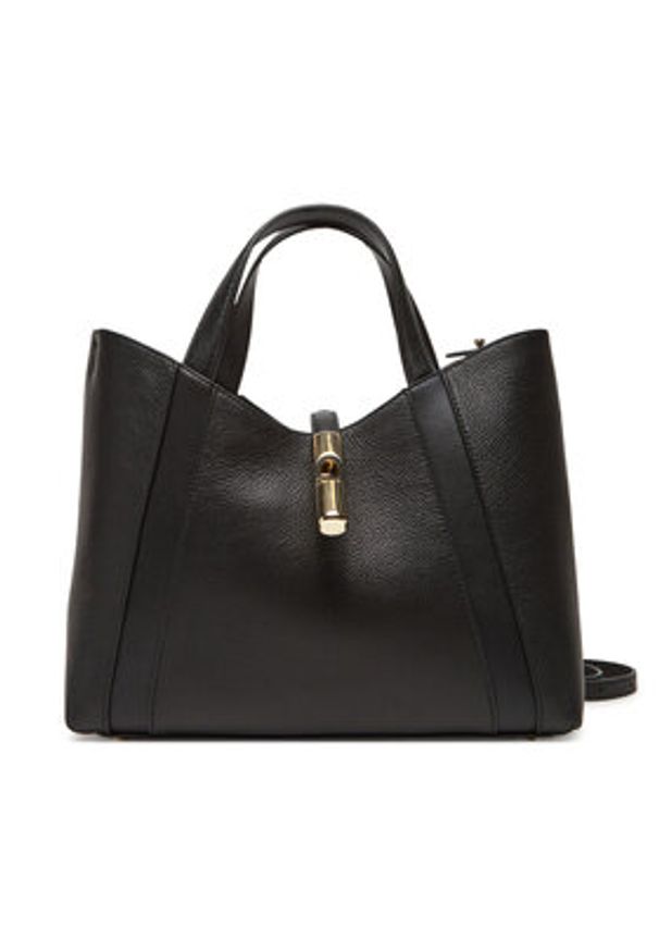 Furla Torebka Goccia S WB01789 BX3353 KH O6000 Czarny. Kolor: czarny. Materiał: skórzane