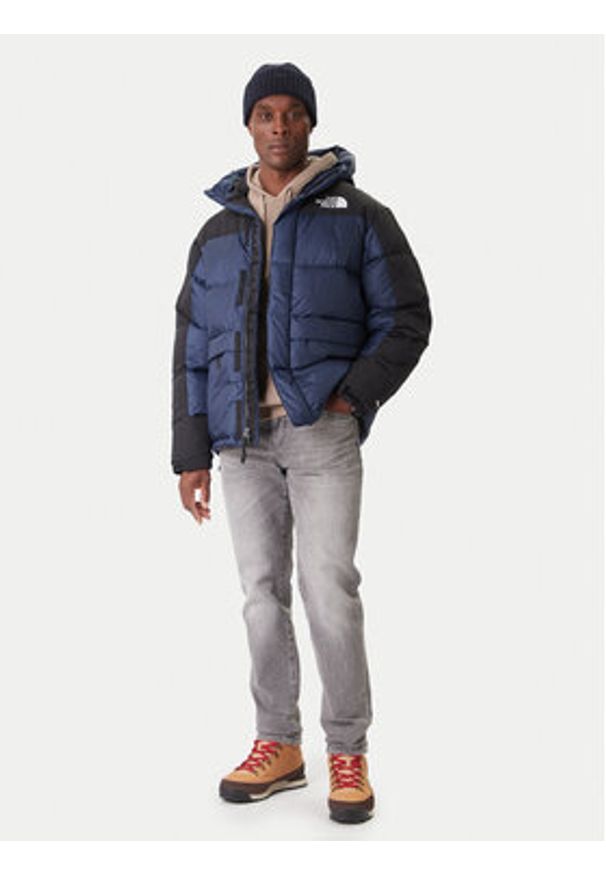 The North Face Kurtka puchowa Himalayan NF0A4QYX Granatowy Regular Fit. Kolor: niebieski. Materiał: syntetyk