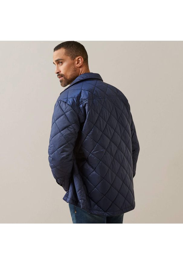 Kurtka puchowa Ariat Stinson. Kolor: niebieski. Materiał: puch