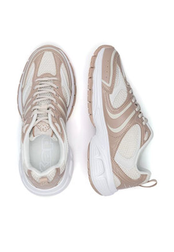 Kappa Sneakersy AW24-3C013 Beżowy. Kolor: beżowy. Materiał: materiał