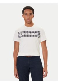 Barbour T-Shirt MTS1496WH32 Biały Regular Fit. Kolor: biały. Materiał: bawełna
