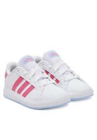 Adidas - adidas Sneakersy Grand Court Lifestyle JI0971 Biały. Kolor: biały. Materiał: materiał