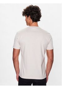 Calvin Klein T-Shirt Smooth K10K110589 Beżowy Regular Fit. Kolor: beżowy. Materiał: bawełna #3