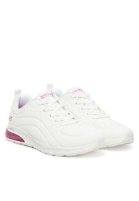 skechers - Skechers Sneakersy Bobs Vision Air- 117646/W Biały. Kolor: biały. Materiał: skóra #3