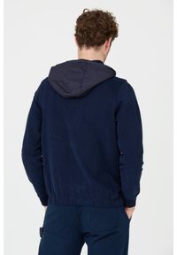 Aeronautica Militare - AERONAUTICA MILITARE Granatowa męska bluza z kapturem, Rozmiar XXL. Typ kołnierza: kaptur. Kolor: niebieski #4