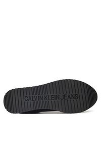Calvin Klein Jeans Sneakersy Runner Sock Laceup Mg Canvas YM0YM01217 Czarny. Kolor: czarny. Materiał: materiał #3