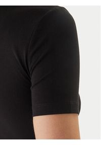Just Cavalli T-Shirt 80PAHT02 CJ502 Czarny Slim Fit. Kolor: czarny. Materiał: bawełna #3