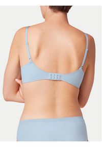 Triumph Biustonosz bezfiszbinowy Body Make-up Soft Touch 10193526 Błękitny. Kolor: niebieski. Materiał: syntetyk