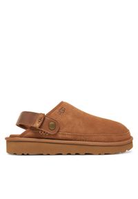 Ugg Klapki M Goldencoast Clog II 1166915 Brązowy. Kolor: brązowy. Materiał: zamsz, skóra