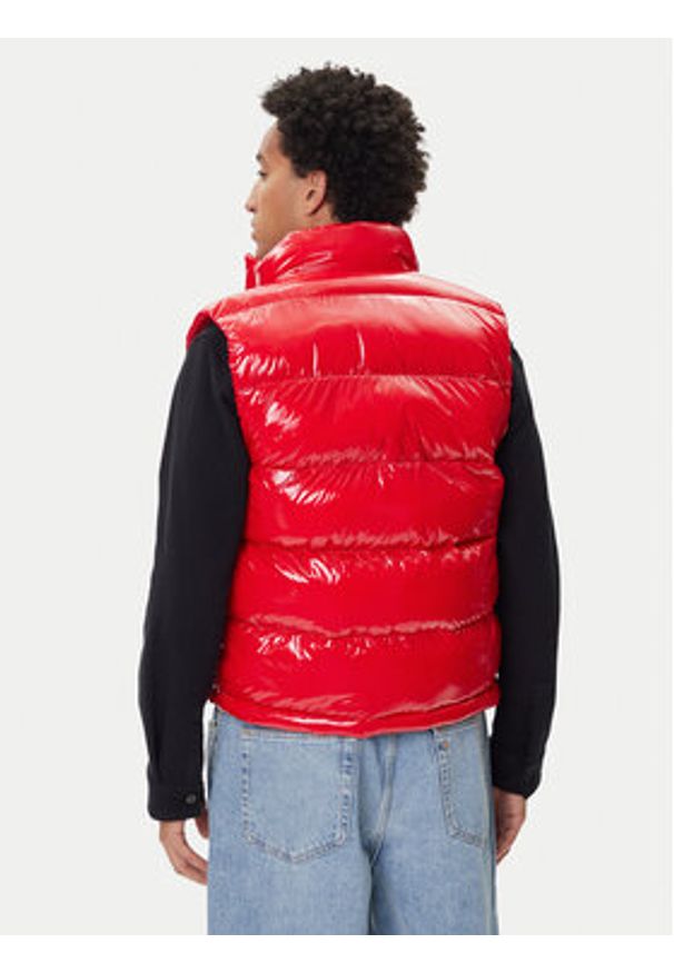 Hugo - HUGO Kamizelka 50547981 Czerwony Regular Fit. Kolor: czerwony. Materiał: syntetyk