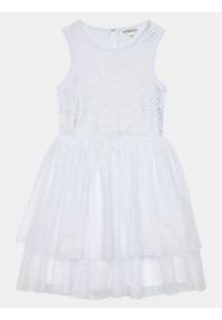Guess Sukienka elegancka J4RK34 KC4T0 Biały Regular Fit. Kolor: biały. Materiał: syntetyk. Styl: elegancki #1