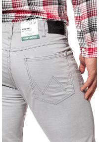 Wrangler - WRANGLER SPODNIE MĘSKIE ARIZONA ALLOY GREY W12OV6333. Materiał: materiał #9