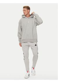 Adidas - adidas Bluza ALL SZN Fleece IY4123 Szary Loose Fit. Kolor: szary. Materiał: bawełna #5