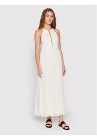Patrizia Pepe Sukienka letnia 2A2360/A061-W146 Biały Regular Fit. Kolor: biały. Materiał: syntetyk. Sezon: lato #1
