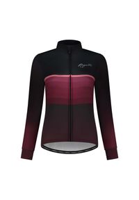 ROGELLI - Koszulka rowerowa damska z długim rękawem Rogelli Impress II. Kolor: czerwony, brązowy, wielokolorowy, pomarańczowy. Długość rękawa: długi rękaw. Długość: długie. Sezon: lato
