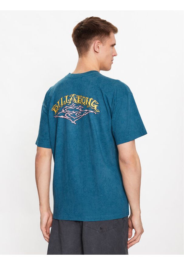 Billabong T-Shirt Arch ABYZT01736 Niebieski Regular Fit. Kolor: niebieski. Materiał: bawełna