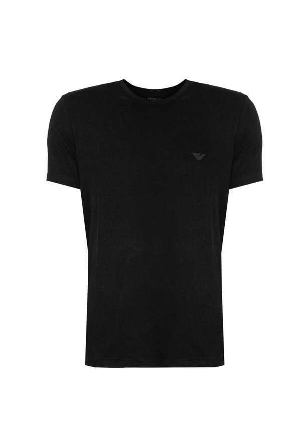 Emporio Armani T-shirt C-neck | 1108533 F584 | Mężczyzna | Czarny. Okazja: na co dzień. Kolor: czarny. Materiał: wiskoza, poliester, elastan. Styl: casual, klasyczny, elegancki