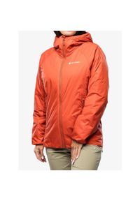 Kurtka ocieplana damska Montane Respond Hoodie. Kolor: pomarańczowy. Sport: turystyka piesza