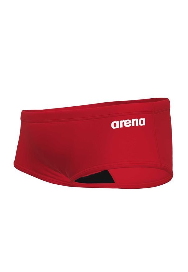 Kąpielówki z niskim stanem Arena Solid. Stan: obniżony. Kolor: czerwony, biały, wielokolorowy