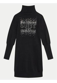 Guess Sukienka codzienna J4BK13 Z2NQ2 Czarny Comfort Fit. Okazja: na co dzień. Kolor: czarny. Materiał: wiskoza. Typ sukienki: proste. Styl: casual