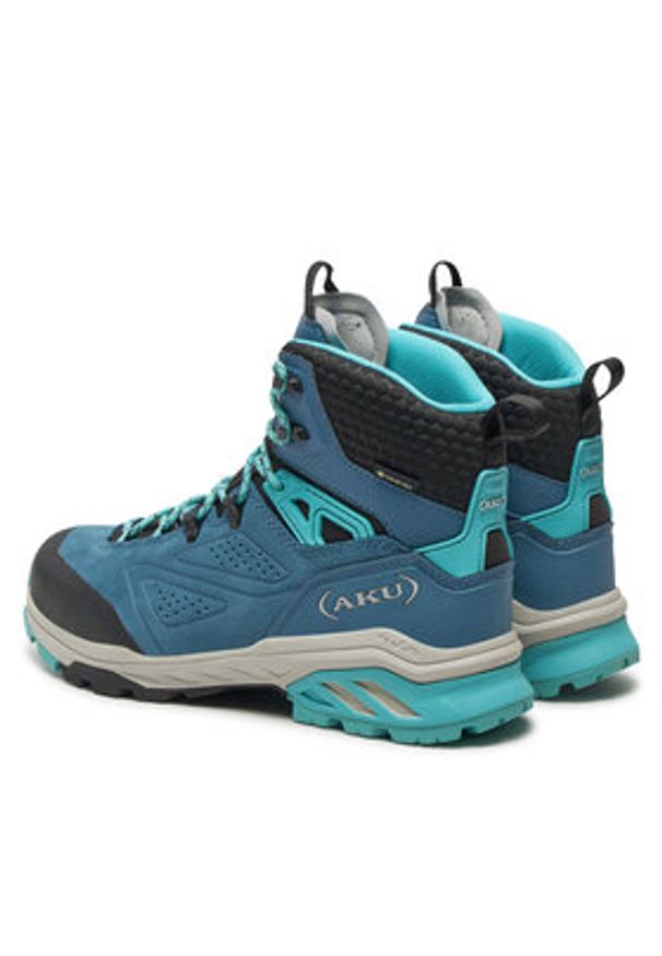 Aku Trekkingi Reactive Gt GORE-TEX Ws 669 Niebieski. Kolor: niebieski. Materiał: zamsz, skóra